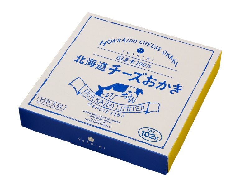 北海道チーズおかきのパッケージ