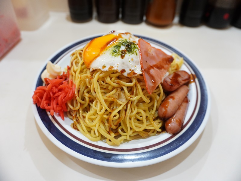 味付けした焼きそば
