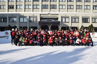 2019年（豊平区、札幌大学、西岡北中学校）との協同での除雪活動