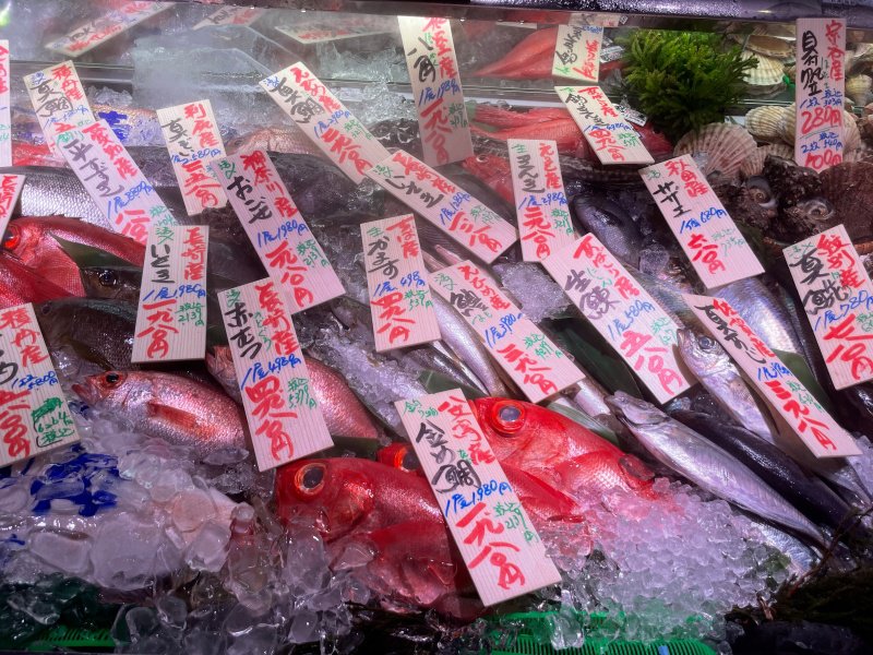 魚市場の海鮮