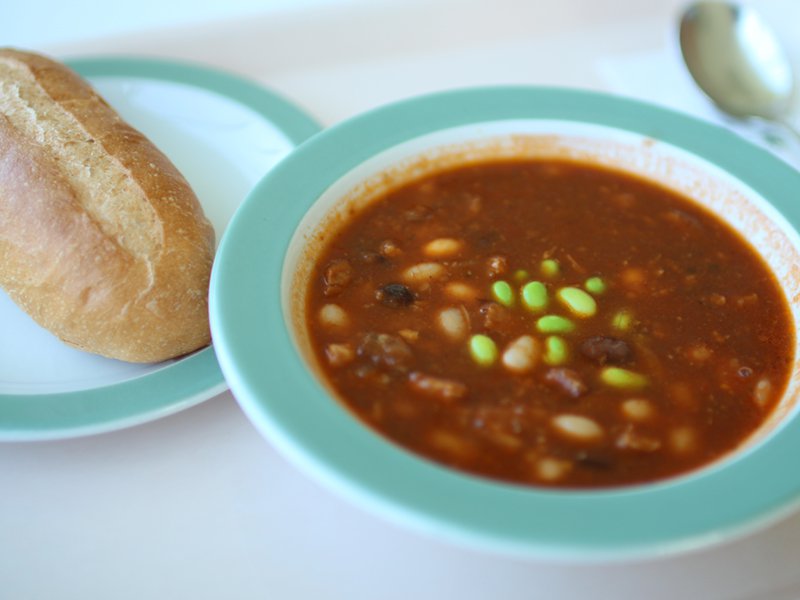 ロッカフェ豆のスープ