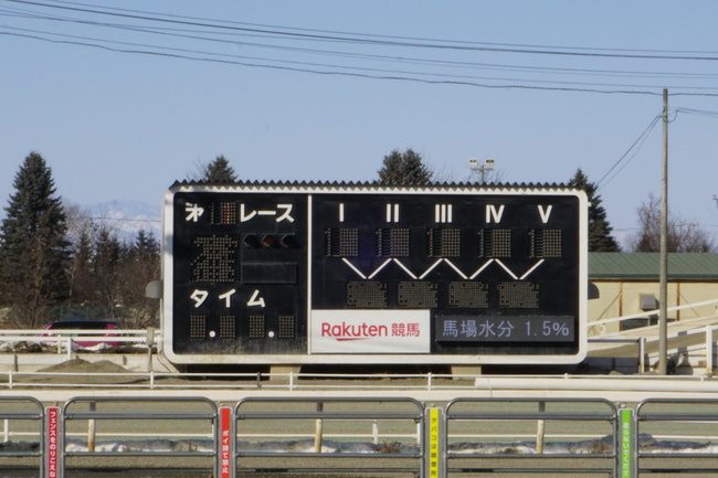 競馬場　コース　電光掲示板