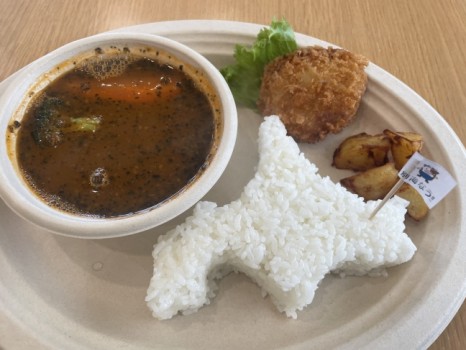 ホタテのスープカレー