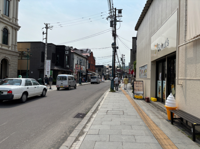 小樽のメインストリート