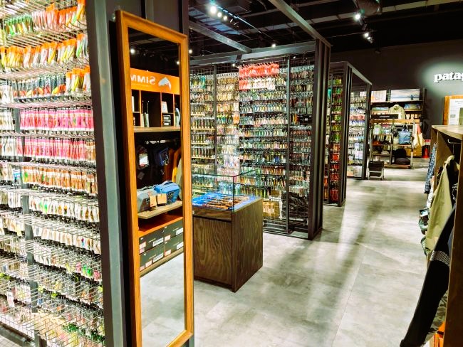 店内ルアーフライコーナー