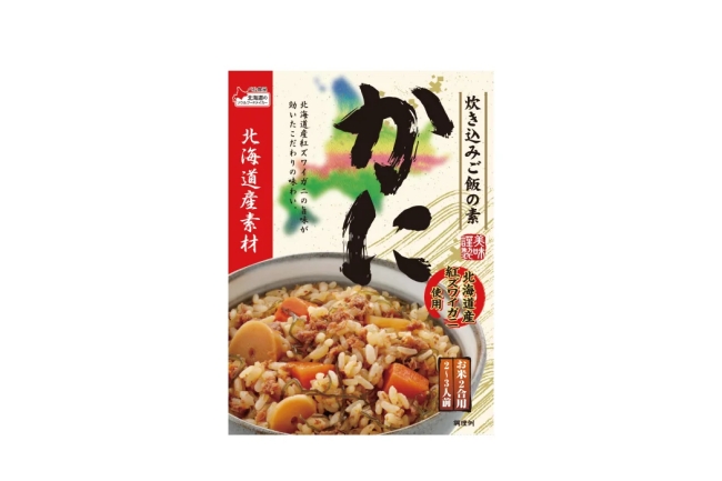 北海道産素材 炊き込みご飯の素 かに