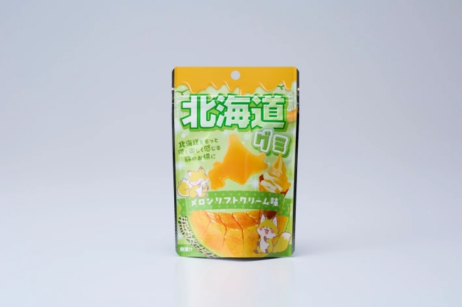 北海道グミ メロンソフトクリーム味