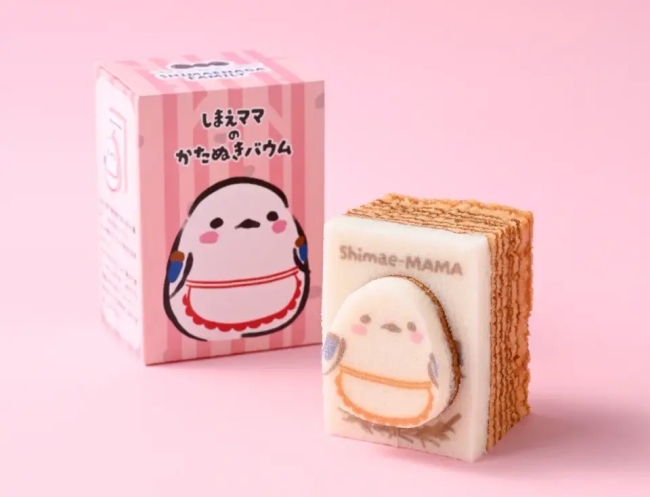 しまえママのかたぬきバウム（いちごミルク味）