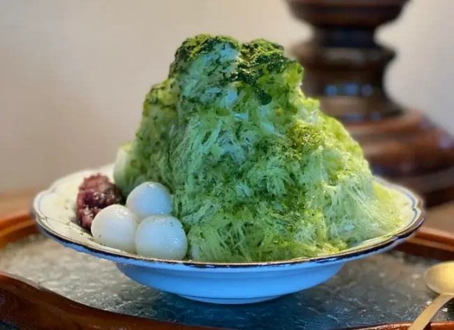 抹茶かき氷