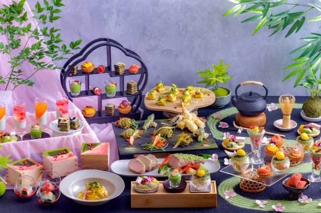 スイーツ&ランチブッフェ 抹茶とピンク