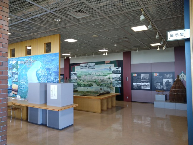 江別防災ステーションの展示室