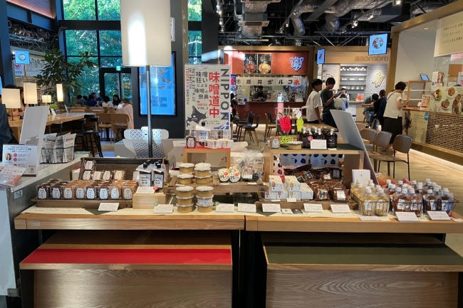 開催中の江別書店での様子