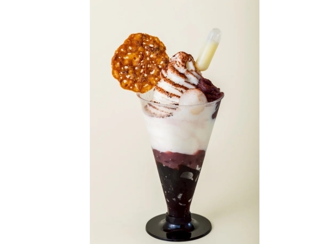 あんこxクリームチーズxコーヒー パフェ