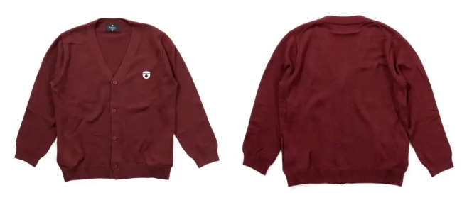 ユニフォーム専用のカーディガン