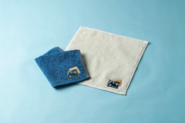 白い恋人 刺繍タオル