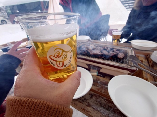 outdoor base WAKI　ビール