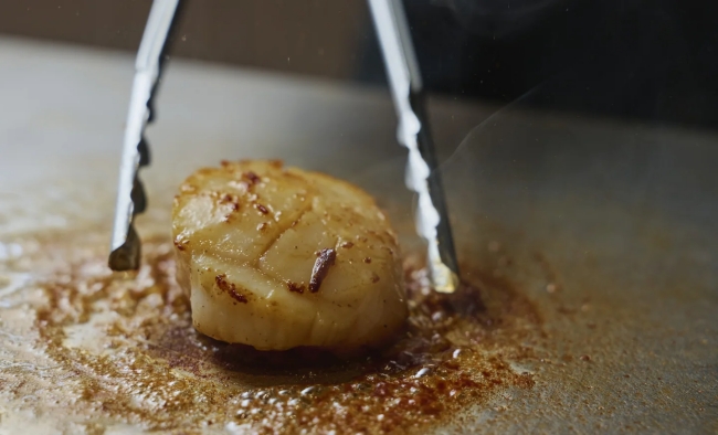 朝食で提供するホタテのバター焼き（イメージ）