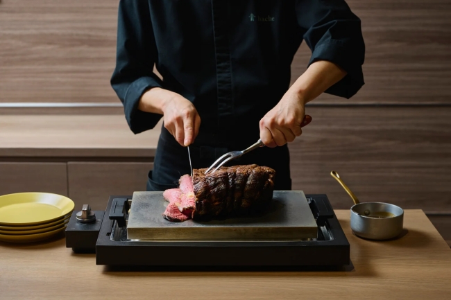 出来立てをカットして提供するローストビーフ（イメージ）