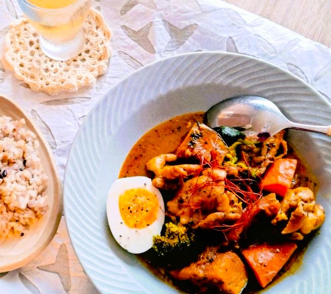 北海道スープカレーキットで作ったカレー