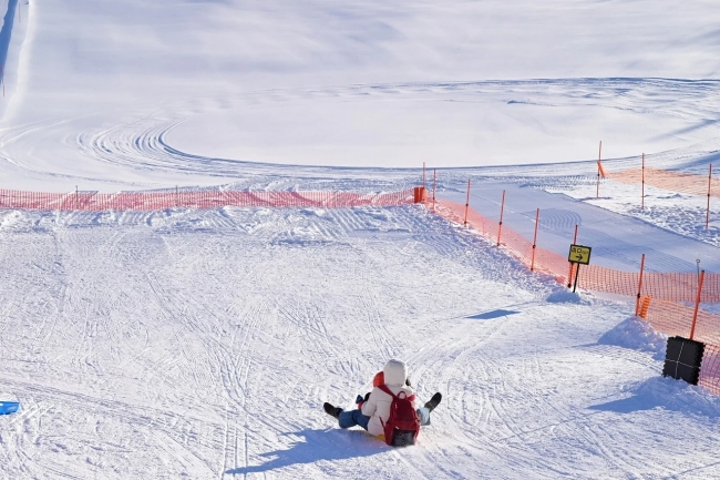 ちびっ子そりコーナー