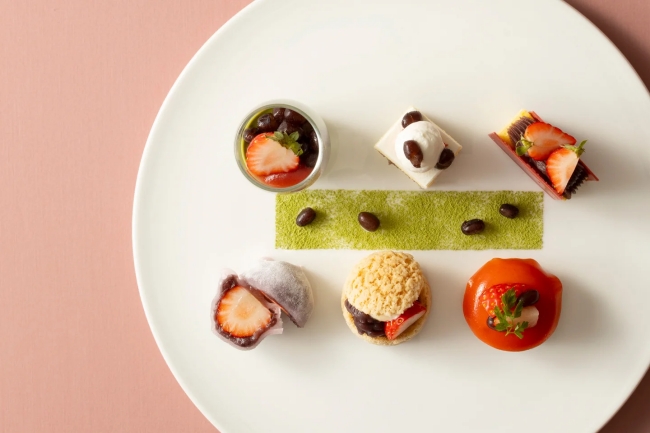 1月「苺とあんこ」スイーツメニュー