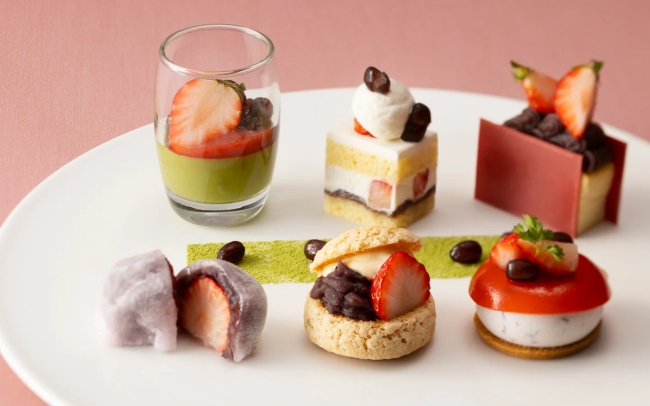 1月「苺とあんこ」スイーツメニュー