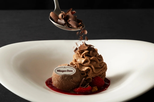 ムース・オ・ショコラ with ハーゲンダッツ