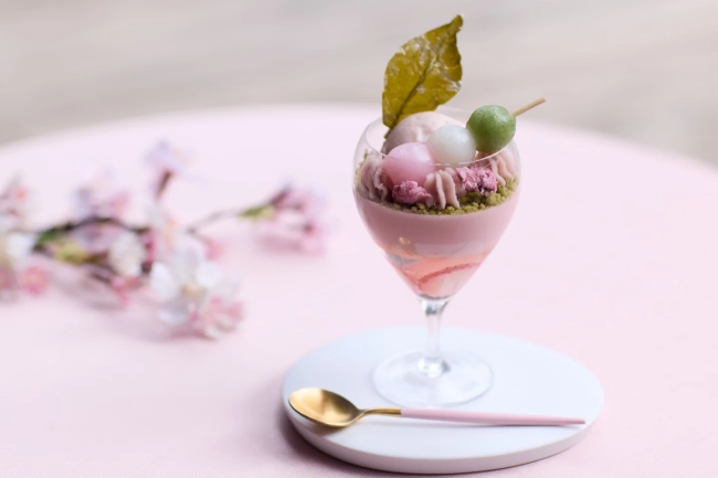 桜と団子のパルフェ