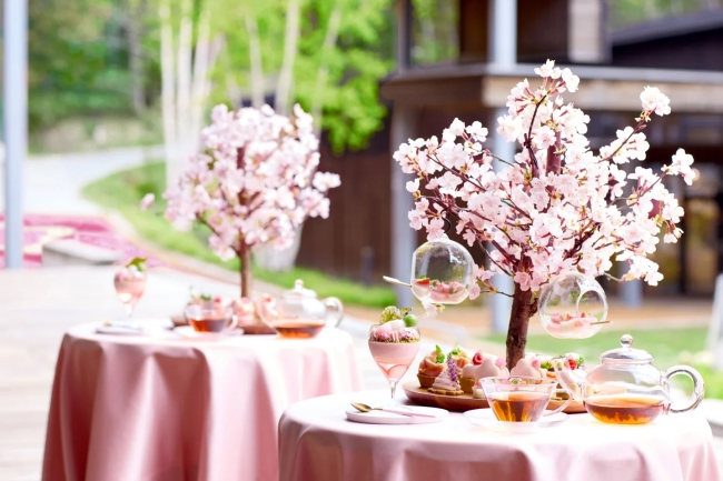 お花見団子アフタヌーンティーのメニュー