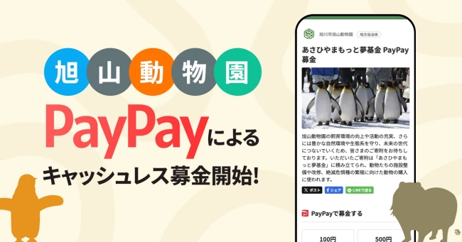 「PayPay」による募金受付