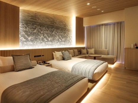 客室イメージ：トレイン＆オーシャンビュールーム《宙船》（定員３名）