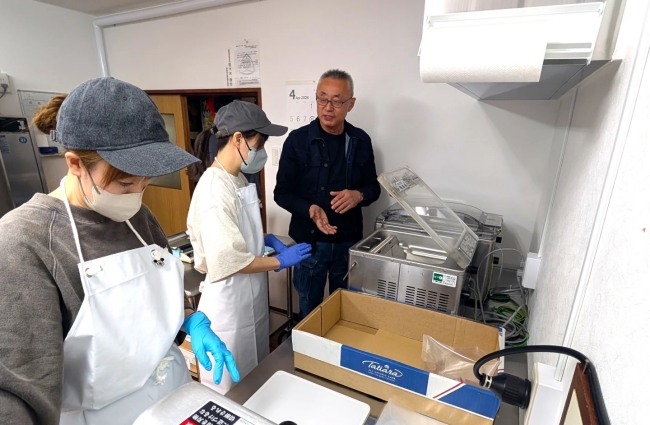 白糠印刷に新設された加工場