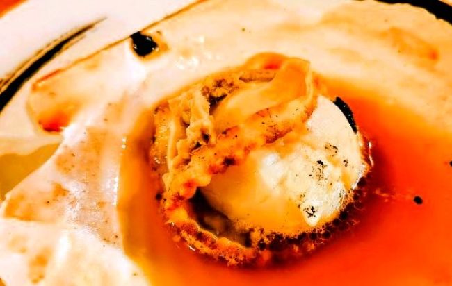 焼きたてのほたて